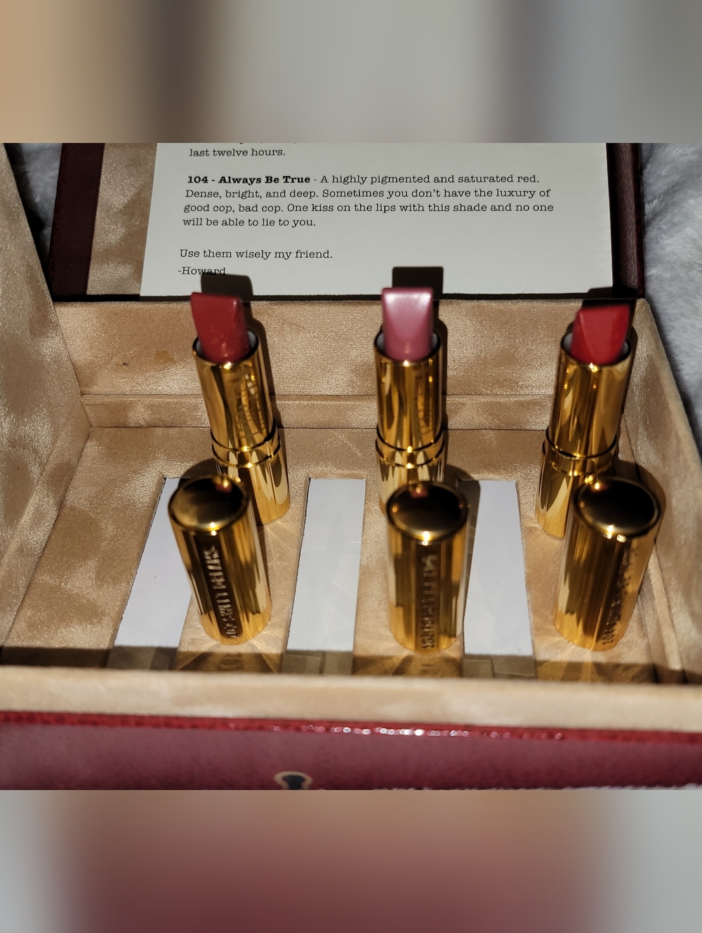 Besame Cosmetics "Agent Carter Collection" Peggy Lipstick Set - Picture 7 of 8